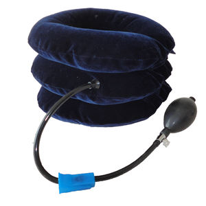 Almohada inflable <span class=keywords><strong>de</strong></span> franela completa para tracción cervical con control manual con cable ajustable para alivio instantáneo del <span class=keywords><strong>dolor</strong></span> crónico <span class=keywords><strong>de</strong></span> <span class=keywords><strong>cuello</strong></span> y hombros - Product Image 1
