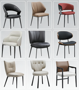 Italian Luxury <strong>Dining</strong> Chair Modern Metal MDF High-End Hotel Quality for Home <strong>Dining</strong> <strong>Table</strong> Backrest <strong>Stool</strong> for Living Room Bedroom - Product Image 5