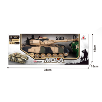 Vente Flash : Char de Combat RC 2.4G/27MHz, Jouet à l'échelle 1:12/1:18, Télécommande 4 Voies, Lumières, Sons, Combat Infrarouge, Véhicule Militaire en Plastique