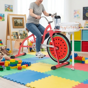Vélo d'exercice à pédales EXI 2026 Smoothie Maker avec fonction Spin Art, mixeur écologique pour événements et fêtes - Product Image 3