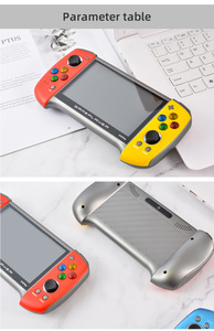 Machine de jeux vidéo X19 Plus, <span class=keywords><strong>grand</strong></span> écran de 5.1 pouces, pour PSP, Orange, jeux vidéo colorés, 8 go, Double bascule 3D, jeu portable - Product Image 6