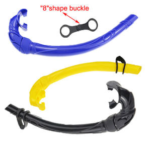 Atacado Freediving Snorkel Logotipo Personalizado Adulto Silicone Snorkel Tubo De Respiração Dobrável Preto Confortável Mergulho Natação - Product Image 5