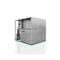 Machine à glaçons industrielle de 2 tonnes, refroidie par air, entièrement automatique, économe en énergie, écologique, pour la vente au détail et la présentation en vitrine