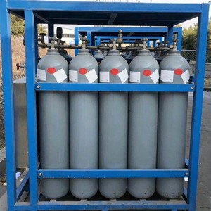 Cylindre d'azote haute pureté 99,999 %, 50 L, 200 bars, isolé sous vide, gaz comprimé pour applications de recherche analytique - Product Image 1