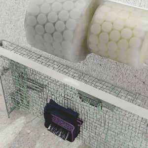 定制尺寸20毫米的魔术粘圈钩和环自粘点胶带由聚酯尼龙制成 - Product Image 3