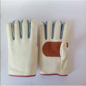 Gants de travail en toile renforcée Laohan Palm, double couche, résistants à l'usure, pour la fabrication mécanique et la travail des métaux - Product Image 3