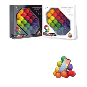 Juguete Educativo de Plástico para Niños de 5 a 7 Años, Unisex, Bola Mágica Colorida para Aliviar el Estrés, Juguete Popular - Product Image 1