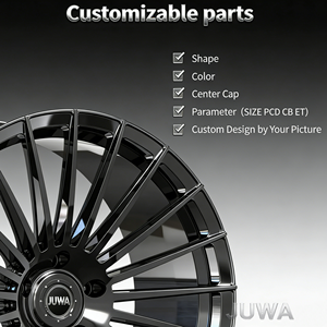 Jantes forgées JUWA 2 pièces 18 19 20 pouces décalées pour M3/M4/X5/X3/<span class=keywords><strong>Z4</strong></span> avec lèvre polie miroir 5x120/114.3/130 PCD - Product Image 4