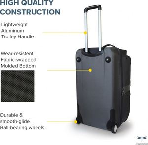 Échantillon gratuit : Sac de transport pliable pour costumes de danse avec porte-vêtements intégré et compartiment cosmétique suspendu - Product Image 3