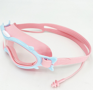 <span class=keywords><strong>Gafas</strong></span> de natación profesionales para niños, sin silicona, con <span class=keywords><strong>cubierta</strong></span> para la nariz, antiniebla - Product Image 3