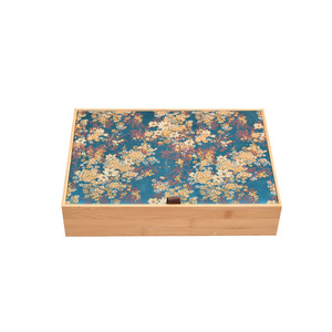 Caja de Bambú para Pastel de Té, Rectangular, Color Madera, Hecha a Mano, Estilo Chino, Caja de Almacenamiento - Product Image 5