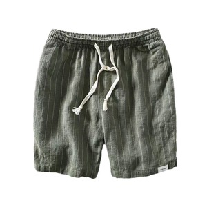 <span class=keywords><strong>Pantalones</strong></span> <span class=keywords><strong>Cortos</strong></span> <span class=keywords><strong>de</strong></span> <span class=keywords><strong>Lino</strong></span> a Rayas para <span class=keywords><strong>Hombre</strong></span>, Estilo Veraniego, Holgados, con Cordón Elástico, 5 Pulgadas, <span class=keywords><strong>Pantalones</strong></span> <span class=keywords><strong>de</strong></span> Playa Transpirables <span class=keywords><strong>de</strong></span> Algodón y <span class=keywords><strong>Lino</strong></span>, que Absorben el Sudor - Product Image 6