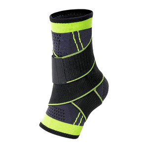 Échantillon gratuit Manchon de soutien de la cheville Attelle élastique réglable par compression pour le basket-ball sportif Orthèse orthopédique Douleur - Product Image 1