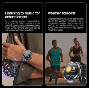 Reloj Inteligente 2025 con Pantalla AMOLED de 1.73 Pulgadas, ET475, Monitoreo de Salud, Llamadas Bluetooth, ECG, SOS, NFC, Asistente de Voz, para Hombres y Mujeres - Product Image 3