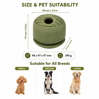 Choix des vendeurs en ligne : Jouet pour chien en caoutchouc menthe avec design de distribution lente pour libérer l'énergie en intérieur