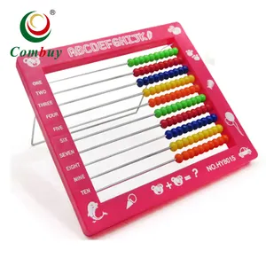 Math toy educational cheap kids plastic abacus from china