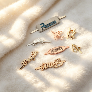 Custom Made Zinc Alloy hand bag Custom <b>Labels</b> Metal for Furniture & Home Decor Home Textiles Polished Corrosion Resistant - Product Image 5