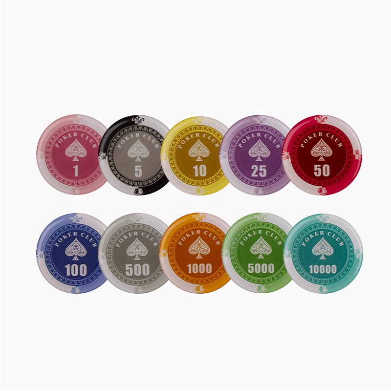 Круглые высококачественные акриловые покерные чипы YH 40 мм с цветочным сердцем для казино, новый дизайн