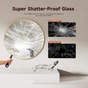 24 "36" <span class=keywords><strong>48</strong></span> "vát đánh bóng vòng gương cho phòng tắm tường hợp kim nhôm trang trí nội thất gương - Product Image 3