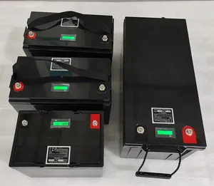 แบตเตอรี่ลิเธียม 12V 120Ah ขายดี ผลิตตามสั่ง แบตเตอรี่โซลาร์ 12V 100Ah 200Ah สำหรับระบบโซลาร์ออฟกริด LFP12120 12v 120a - Product Image 1