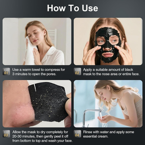 <span class=keywords><strong>Mascarilla</strong></span> Facial Peel-Off <span class=keywords><strong>de</strong></span> Carbón Activado, Orgánica, Herbal, con Aloe Vera, Limpieza Profunda, Elimina Puntos Negros, <span class=keywords><strong>para</strong></span> Todo Tipo <span class=keywords><strong>de</strong></span> Piel - Product Image 5