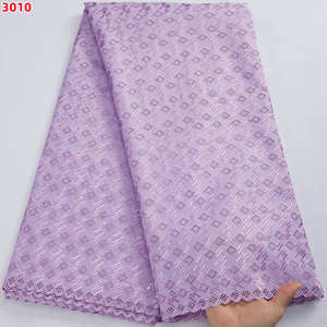 3010 venta al por mayor 100% algodón último 2022 bordado de <span class=keywords><strong>alta</strong></span> calidad Material de <span class=keywords><strong>costura</strong></span> tela de encaje seco africano para hombres o mujeres tela - Product Image 3