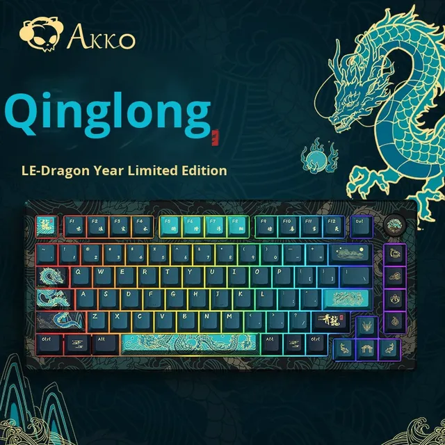 New MOD007v3 HE Year Dragon RGB Magnetic Gaming Switch OEM Programmable Mechanical Keyboard Full Key Adjustable Stroke Aluminum