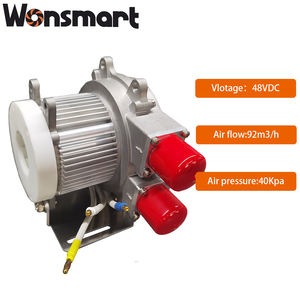 Бесщеточный вентилятор постоянного тока, 145 мм, 40 кПа, рециркуляция водорода, окружающая среда, алюминиевый лопастной подшипник с приводом и глушителем - Product Image 4