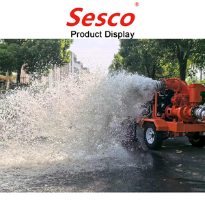 Sesco Hot Bán dòng chảy lớn di động DIESEL bơm nước chân không bơm nước thải máy bơm - Product Image 2