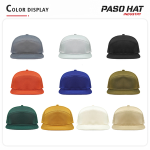 Cappello Snapback Sportivo OEM Personalizzato da Uomo a 6 Pannelli con Visiera Piatta e Logo Ricamato, Cappello Perforato con Fori Tagliati al Laser - Product Image 3