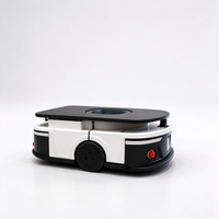 Robot mobile autonome (AMR) robuste pour la manutention de palettes en entrepôt, avec technologie SLAM laser, capacité de levage de 50 kg à 4000 kg.