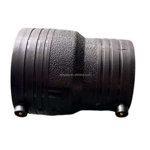 Электросварные фитинги черные PN16 PE100/80 	 Муфта редукционная DN63*50 63мм-50мм 	 Фитинги из полиэтилена высокой плотности для водопроводных систем - Product Image 1