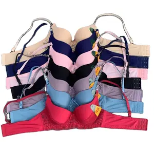 Alta qualidade das mulheres europeias e americanas Hot Drill sutiã tamanho 36-42 feminino sutiã de renda underwear push up bra Aceitando ordens OEM