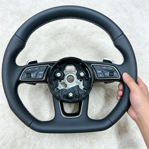 Volant de direction en cuir perforé personnalisé pour <span class=keywords><strong>Audi</strong></span> A3 8A 4 B9 A5 A6 A7 S3 S4 A6 A7 A8 S3 S6 RS3 RS4 RS5 - Product Image 6