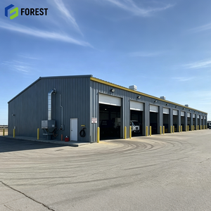 High Bay Modular Structural Steel Frame Commercial Warehouse Prefabricated Heavy Duty Commercial Cargo Terminal Depot - Product Image 1