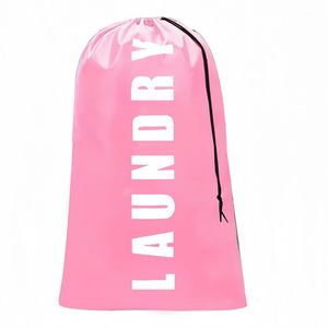 Bolsa de Lavandería Oxford 210D Extra Grande con Logotipo Personalizado, Lavable a Máquina, con Cordón, Capacidad de 40L-150L, Moderna, para Ropa Sucia - Product Image 4