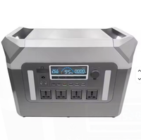Stockage d'énergie Lifepo4 2000W 2201.6Wh à cycle élevé avec charge CA, Stockage d'énergie solaire Lifepo4 pour urgences domestiques, Lifepo4 portable