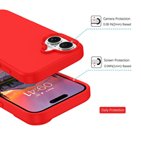 Funda de Silicona VAWI S002 para iPhone 17 Pro Max, Antideslizante y Resistente a Impactos, para Samsung S25 Ultra y Xiaomi 14