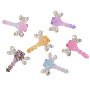 Accesorios de resina DIY al por mayor: colgantes para teléfono, llaveros, pinzas para el pelo, coleteros, imanes para nevera, libélulas con purpurina degradada - Product Image 5