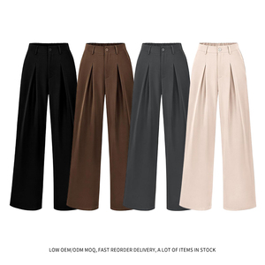2025 printemps nouvelles femmes travail banlieue pantalons décontractés affaires tempérament ample décontracté formel costume <span class=keywords><strong>pantalon</strong></span> - Product Image 2