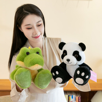 Peluche de zoo Bigfoot mignonne de dessin animé, ours, renard, raton laveur, crocodile, panda, souris, super douce, en maille, anti-stress, cadeau pour petite amie