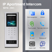 Generación de Código PIN y Contraseña Temporal, Sistema de Intercomunicación Tuya, Intercomunicador IP SIP de 7 Pulgadas para Acceso de Visitantes