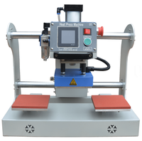 Presse à chaud pneumatique automatique AYF à double position pour casquettes et vêtements, facile à utiliser, pour le marquage et l'étiquetage