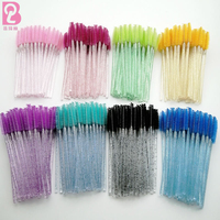 Beiqili Expédition immédiate 2 500 pièces/carton Brosse de nettoyage des cils en plastique jetable, baguettes à cils, spoolie, brosse à mascara, cils