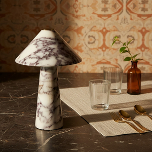 Lampes de table en marbre flexibles et réglables, alimentées par <span class=keywords><strong>batterie</strong></span> <span class=keywords><strong>rechargeable</strong></span>, design exclusif, commande tactile, abat-jour <span class=keywords><strong>sur</strong></span> mesure, style moderne - Product Image 3