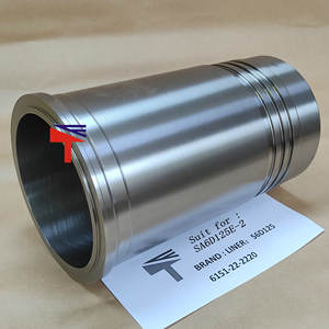 Recambio de Camisa de Cilindro para Motor Diésel 6151-22-2220 para Excavadora PC400-6, Cargadora de Ruedas WA470, Bulldozer D65EX, Motor de Grado <span class=keywords><strong>GD705</strong></span> S6D125 - Product Image 1
