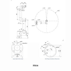 新しい産業用ロボットマニピュレータFR16 1034mm 16kgペイロード6軸共同ロボット溶接ハンドリングモーターPLC - Product Image 2