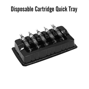 Disposable Cartridge Needle Tray Plastic Quick Safety Tray with Ink Cup <b>Holder</b> for Tattoo Studio Supplies - Product Image 4