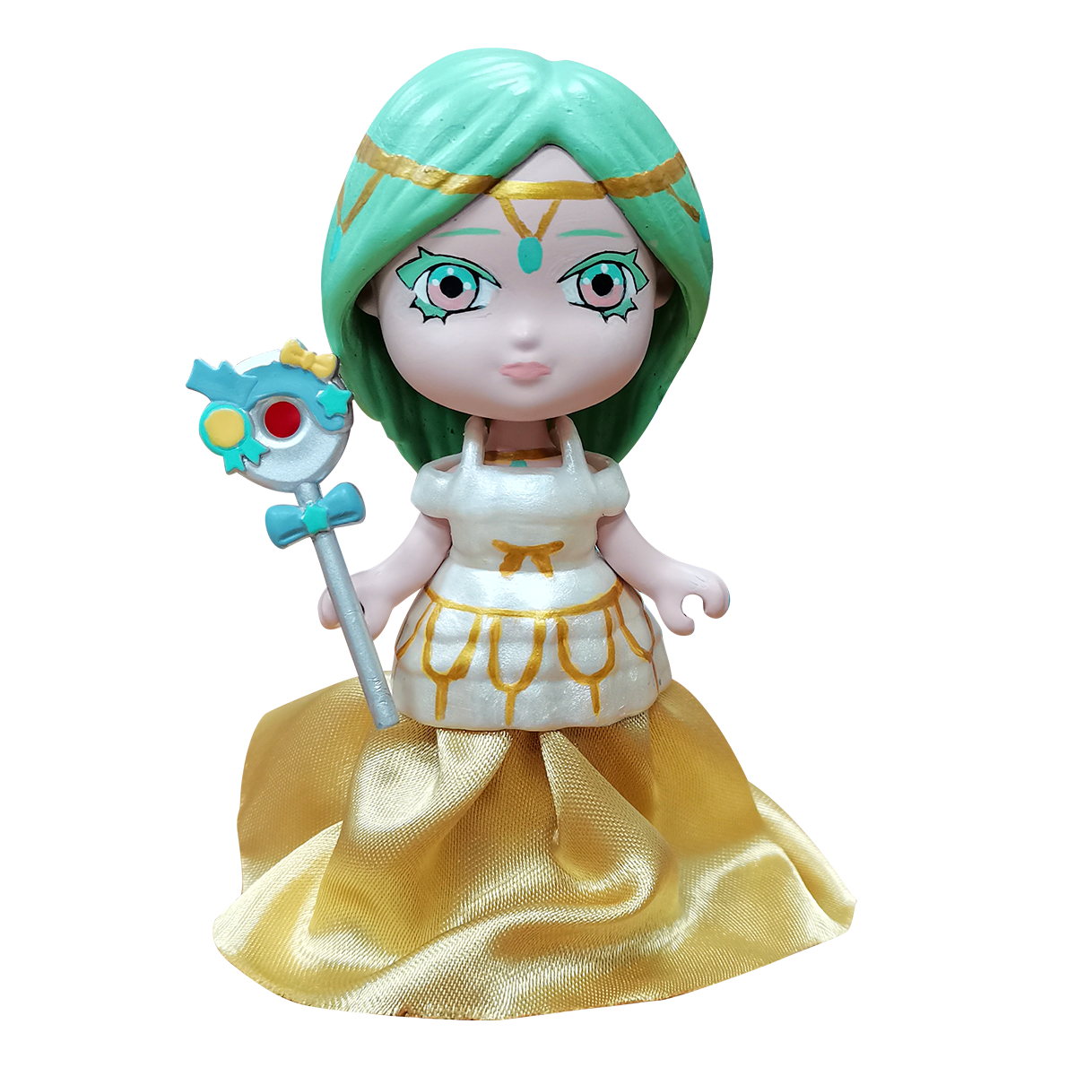 เจ้าหญิงสีทองพร้อมชุดผ้า