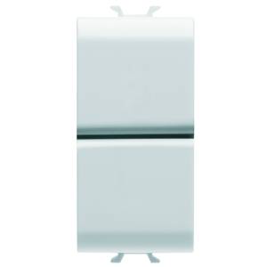 Interrupteur mural à double bouton poussoir Chorusmart 250V AC 16A unipolaire blanc brillant, installation facile - Product Image 1